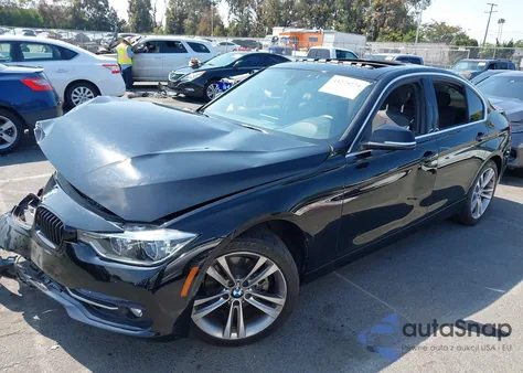 2017 BMW 330 из США, поврежденный, VIN WBA8B9G3XHNU55645